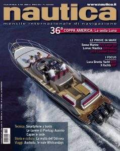 Capa da Revista Nautica com matéria da Nagua