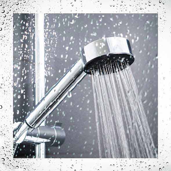 limescale-free shower